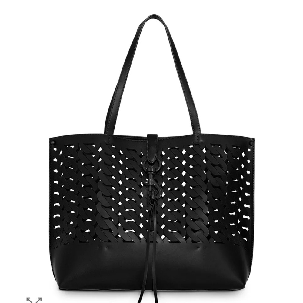 Rebecca Minkoff Black Cutout Tote